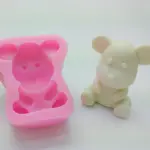 3D Teddy bear silicone mould
