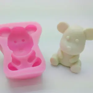 3D Teddy bear silicone mould