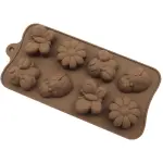 8 pcs butterfly ,bees flower Chocolate silicone Mould