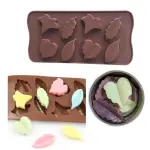 8 cavity leaf Chocolate silicone Mould