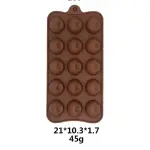 Half sphere with round Chocolate silicone Mould