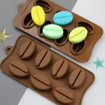 7 cavity coffee bean Chocolate silicone Mould