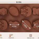 Easter theme Bunny eggs Chocolate silicone Mould