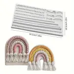 Tassel String twist rope silicone Mould