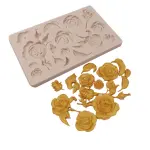 Rose flower silicone mould