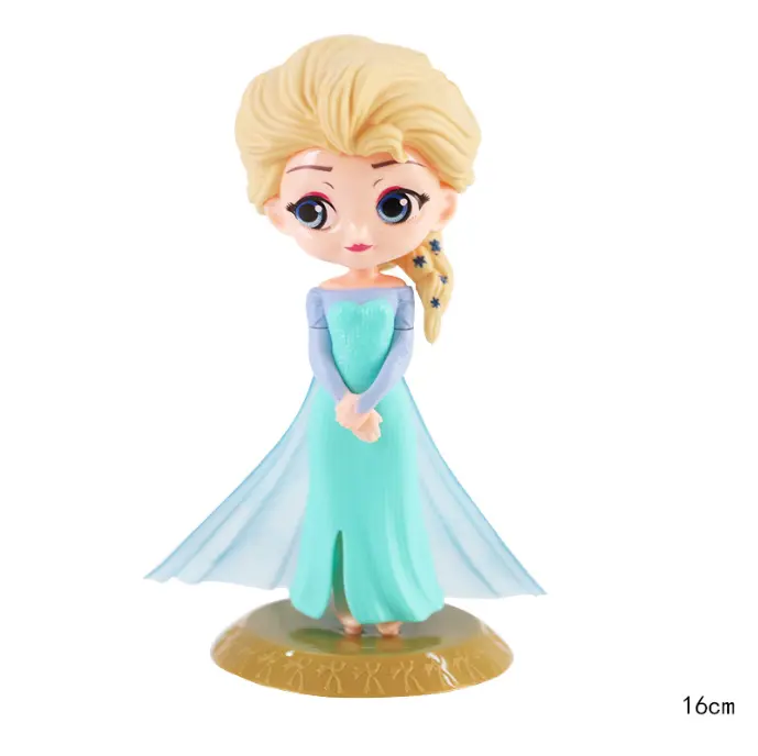 1 pcs Princess Elsa Doll Cake Topper