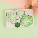 Succulent flower silicone mould