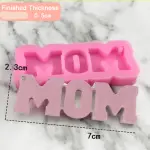 Mom silicone mould for chocolates fondant resins etc