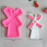 Wind mill silicone fondant mould