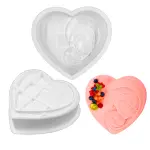 Mother and Child Heart Cake Smash Silicone Mould entremet mould