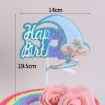 1 pcs happy birthday theme cake topper