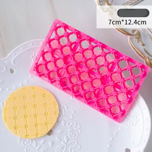 Small flower quilted fondant impression stamps Quilt Embosser fondant tools