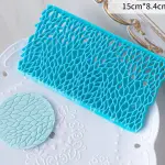 Leaf pattern fondant impression stamps Embosser fondant tools