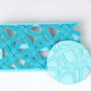 Twisted Lines fondant impression stamps Embosser fondant tools