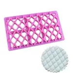 Doted quilt fondant impression stamps Embosser fondant tools