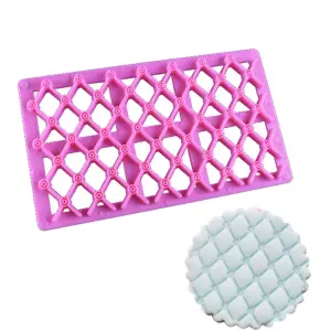Doted quilt fondant impression stamps Embosser fondant tools