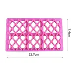 Doted quilt fondant impression stamps Embosser fondant tools