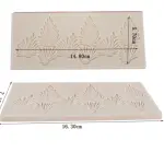 Leaf theme boarder silicone Mould