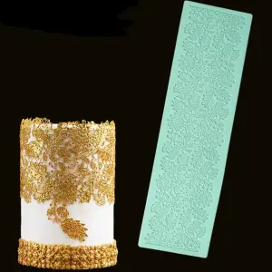 Detailed Flower wedding Lace silicone mould