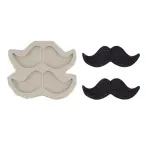 2 cavity Mustache silicone mould