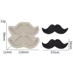 2 cavity Mustache silicone mould