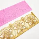 Detailed butterfly wedding Lace silicone mould style 5