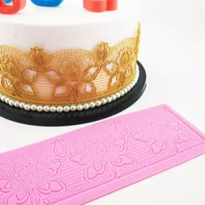 Detailed butterfly wedding Lace silicone mould style 5