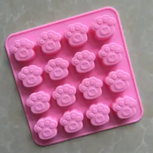 16 Cavity paw Silicone Mould