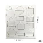 Branded Girls handbag purse Silicone Mould