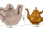 Tea pot shape Silicone Mould