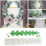 Leaf wreath twine Silicone Mould
