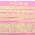 Baby shower baby theme Lace silicone mould