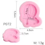 Hot Air Balloon with clouds Silicone mould
