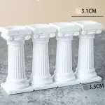 4 pcs Pillars Cake Stand Support Plastic Stand Decor