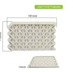 Onlay Lace Mat for Cake Borders Silicone Mould style 4