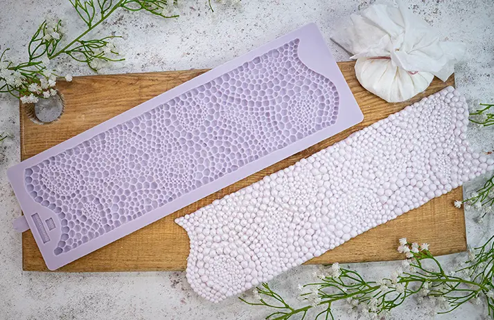 Pearl Texture wedding Silicone Mould