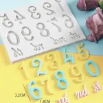 Silicone Number Mould style 2