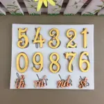 Silicone Number Mould style 2
