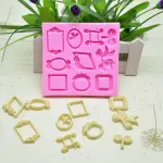 Vintage Small multiple cavity frame silicone Mould