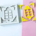 Window frame with corners silicone Mould