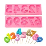 Silicone Number Mould style 2
