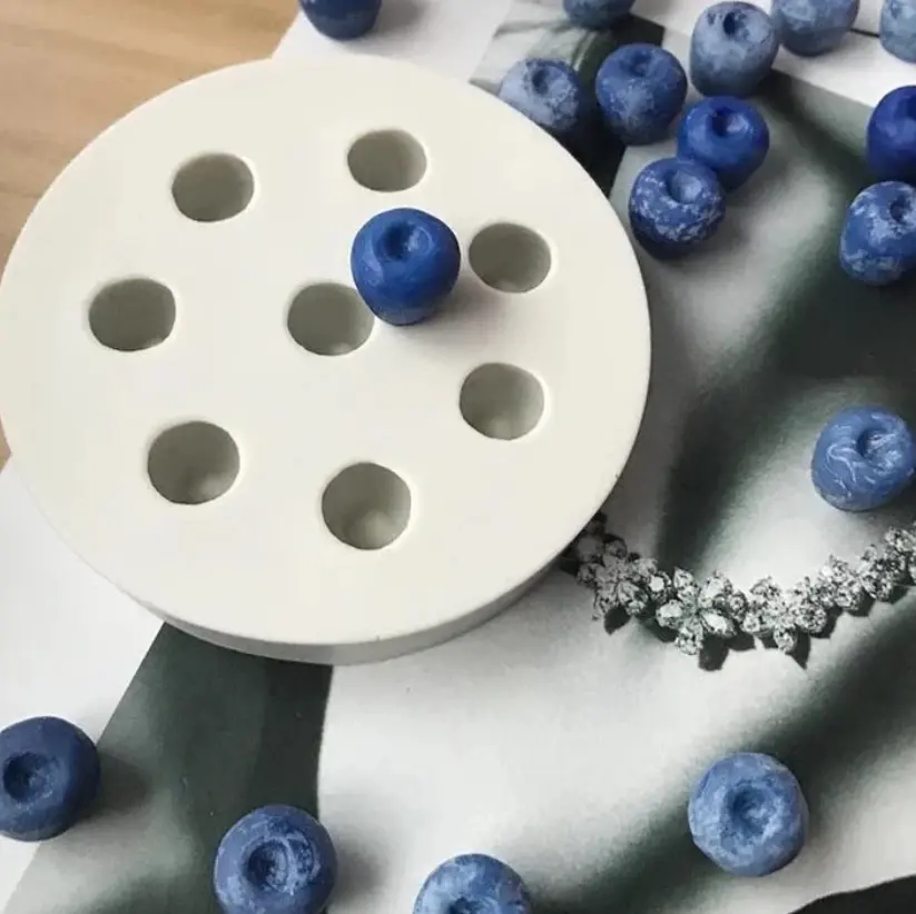 Blueberry fruit Silicone mould