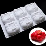 3D cloud Shape 6 cavity Silicone Mold for mousse,baking,desserts entremet mould
