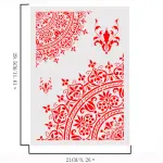 1 pcs classic Cake Border Decoration icing Stencils style 8