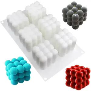 3D cloud Shape 6 cavity Silicone Mold for mousse,baking,desserts entremet mould style 2