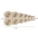 3D Half Round Pearl Silicone mould Style 2