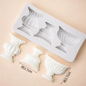 Flower pot urns Vase shape Silicone Mould