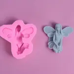 3D Girls angel with wings silicone mould