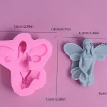 3D Girls angel with wings silicone mould