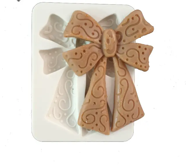 1 cavity Large Bow silicone mould